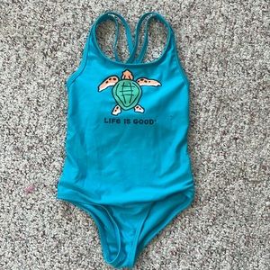 Life is Good size 5 girls swimsuit